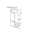 Bosch Serie 4 Built In Low-Frost 70/30 Fridge Freezer - Unbeatable Bathrooms