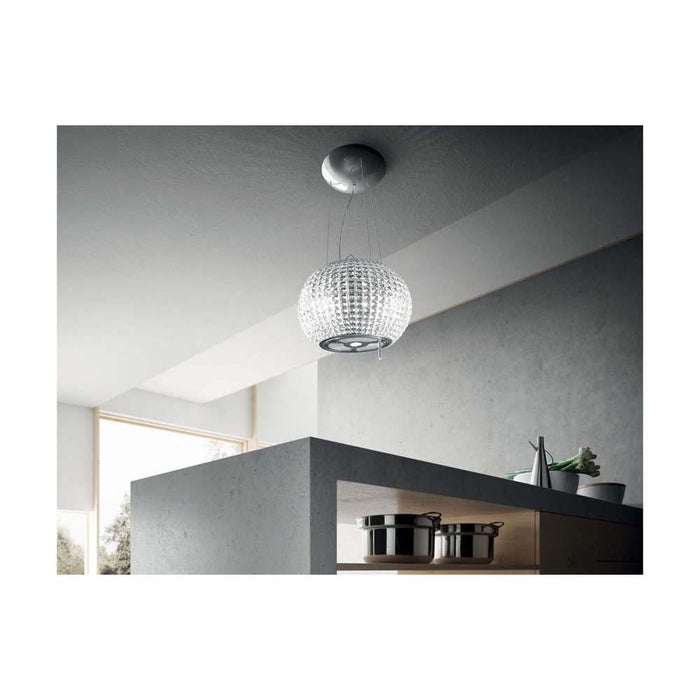 Elica Celestial 47cm Suspended Hood - Crystal - Unbeatable Bathrooms