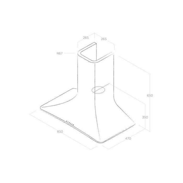 Elica Dolce 85cm Chimney Hood - Unbeatable Bathrooms