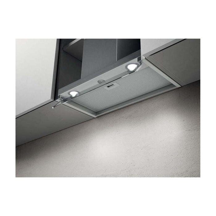 Elica Boxin Integrated Hood - Stainless Steel & White Glass - Unbeatable Bathrooms