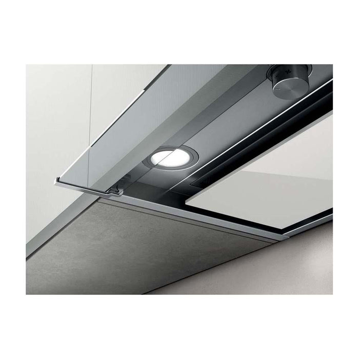 Elica Boxin HE Integrated Hood - Stainless Steel & White Glass - Unbeatable Bathrooms