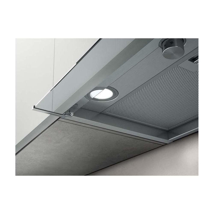 Elica Boxin Lux Integrated Hood - Stainless Steel & White Glass - Unbeatable Bathrooms