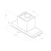 Elica Sleek 2.0 Integrated Hood - White - Unbeatable Bathrooms