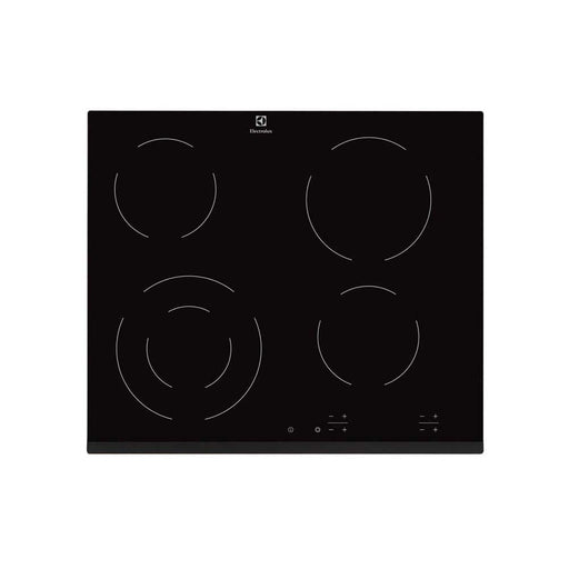 Electrolux EHF6241FOK Black 60cm Ceramic Hob - Unbeatable Bathrooms