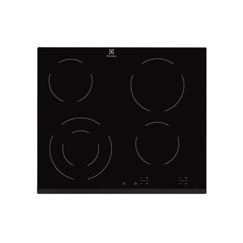 Electrolux EHF6241FOK Black 60cm Ceramic Hob - Unbeatable Bathrooms