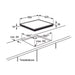 Electrolux EHF6241FOK Black 60cm Ceramic Hob - Unbeatable Bathrooms