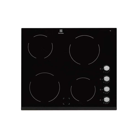 Electrolux EHF6140FOK 60cm Black Ceramic Hob - Unbeatable Bathrooms