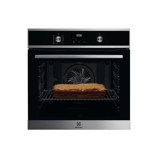 Electrolux KOFDP40X Built In Black and Stainless Steel Single Pyrolytic Oven - Unbeatable Bathrooms