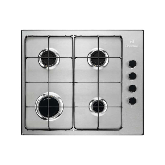 Electrolux KGS6404X Stainless Steel 60cm Gas Hob - Unbeatable Bathrooms