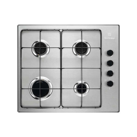 Electrolux KGS6404X Stainless Steel 60cm Gas Hob - Unbeatable Bathrooms