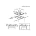 Electrolux KGS6404X Stainless Steel 60cm Gas Hob - Unbeatable Bathrooms