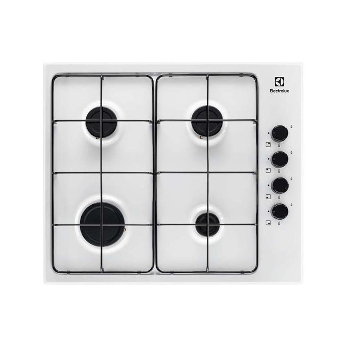 Electrolux KGS6404W White 60cm Gas Hob - Unbeatable Bathrooms