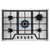 Electrolux KGS7536X Stainless Steel 75cm Gas Hob - Unbeatable Bathrooms
