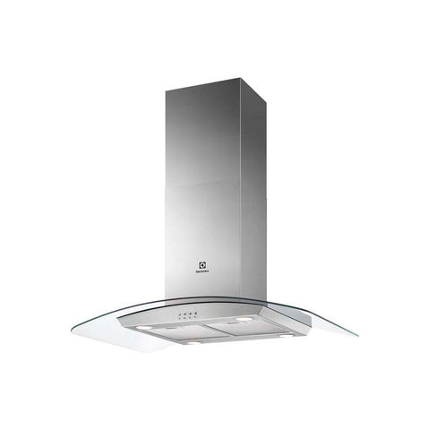 Electrolux LFI519X Stainless Steel 90cm Curved Glass Island Hood - Unbeatable Bathrooms