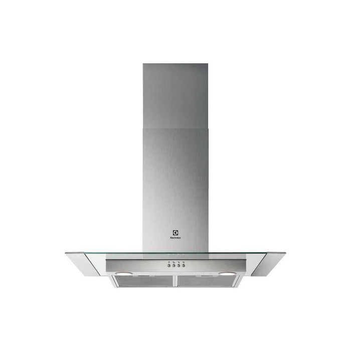 Electrolux LFL327A 60cm Stainless Steel Flat Glass Chimney Hood - Unbeatable Bathrooms