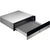 Electrolux EBD4X 14cm Black Glass and Stainless Steel Warming Drawer - Unbeatable Bathrooms