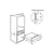 Electrolux EBD4X 14cm Black Glass and Stainless Steel Warming Drawer - Unbeatable Bathrooms