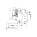 Hotpoint HBC 2B19 UK N Semi Integrated 13 Place Dishwasher - Unbeatable Bathrooms