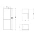 Indesit IBNF 55181 W UK 1 F/S Frost Free 50/50 Fridge Freezer - Unbeatable Bathrooms
