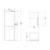 Indesit IBNF 55181 W UK 1 F/S Frost Free 50/50 Fridge Freezer - Unbeatable Bathrooms