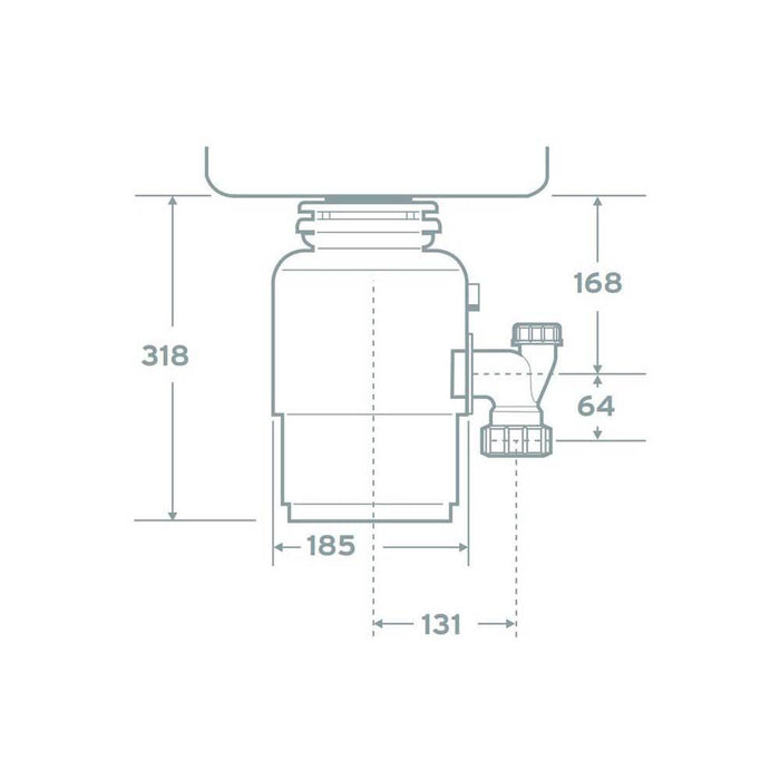 InSinkErator E75 Waste Disposal Unit and Air Switch - Unbeatable Bathrooms