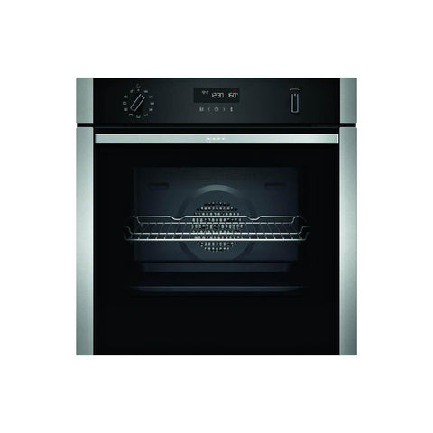 Neff N50 B2ACH7HH0B Stainless Steel Built In Single Pyrolytic Oven - Unbeatable Bathrooms