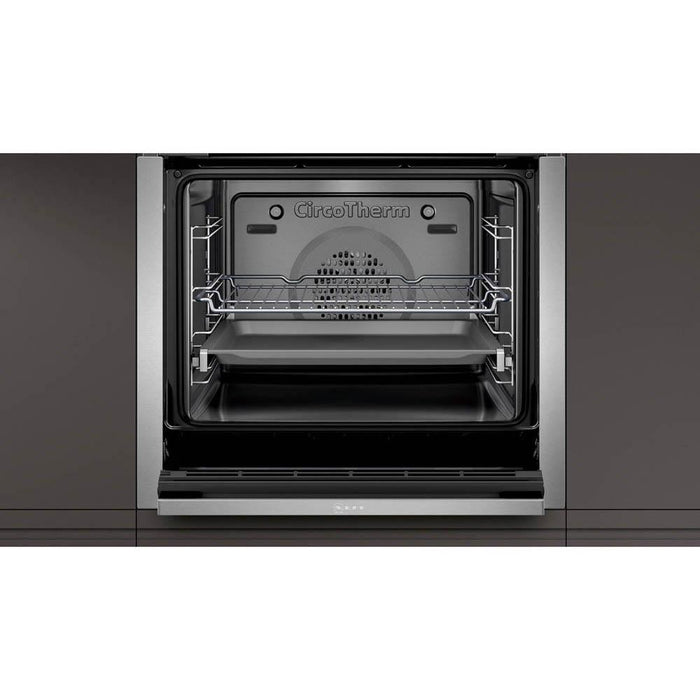 Neff N50 B4ACM5HH0B Stainless Steel Built In Single Electric Oven - Unbeatable Bathrooms