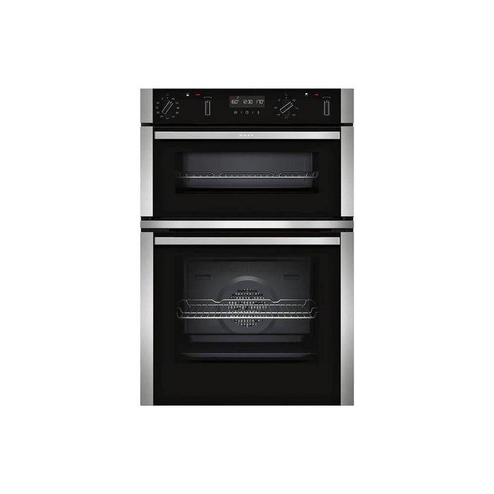 Neff N50 U2ACM7HH0B Built In Double Pyrolytic Oven - Stainless Steel - Unbeatable Bathrooms