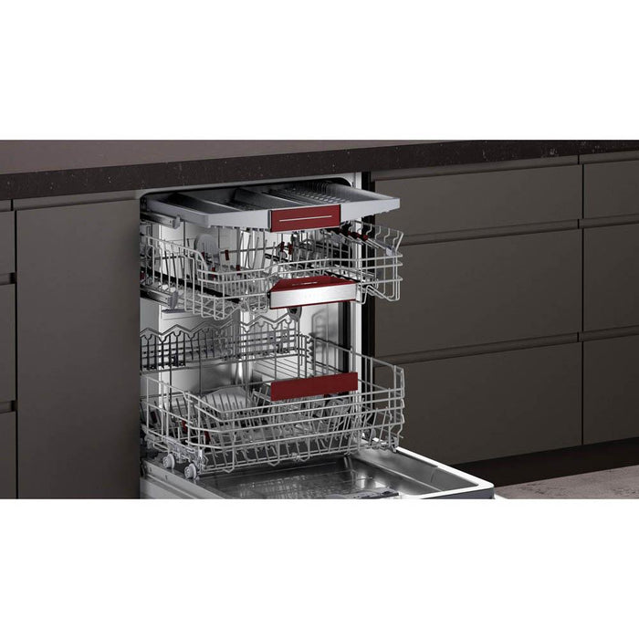 Neff N70 S187ZCX43G Fully Integrated 13 Place Dishwasher - Unbeatable Bathrooms