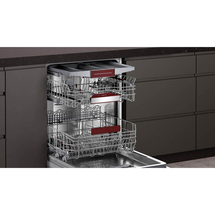 Neff N70 S187ECX23G Fully Integrated 14 Place Dishwasher - Unbeatable Bathrooms