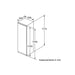 Neff N70 KI2823FF0G Built In Fridge with Ice Box - Unbeatable Bathrooms