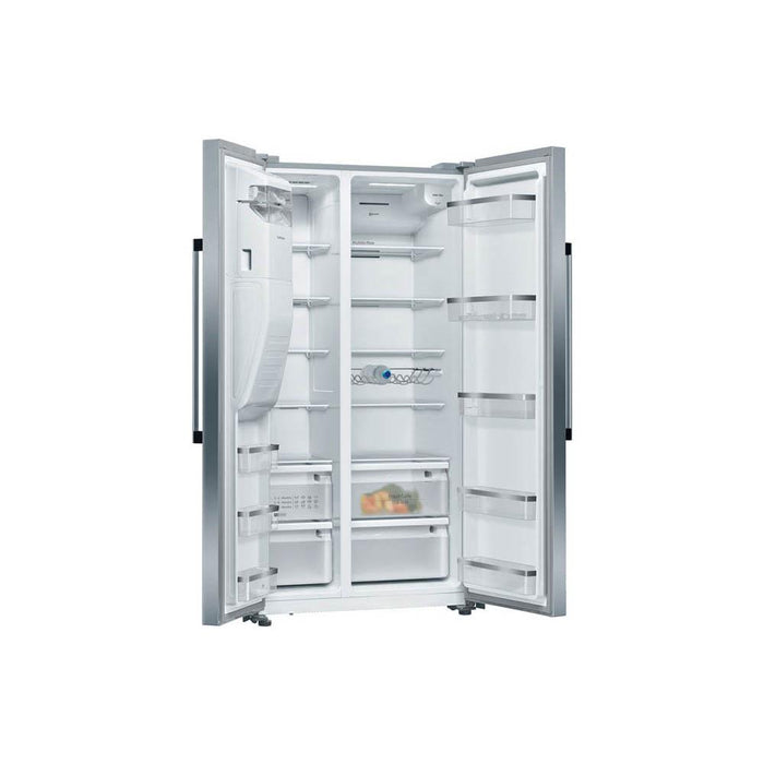 Neff N70 KA3923IE0G Freestanding Frost Free American Fridge Freezer - Stainless Steel - Unbeatable Bathrooms