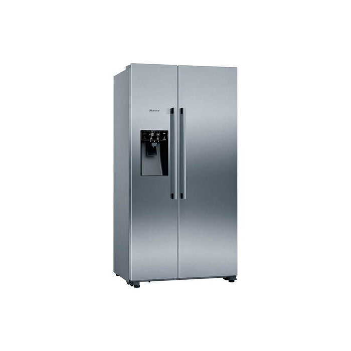 Neff N70 KA3923IE0G Freestanding Frost Free American Fridge Freezer - Stainless Steel - Unbeatable Bathrooms