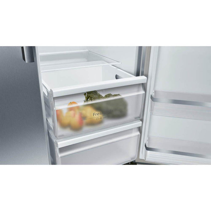Neff N70 KA3923IE0G Freestanding Frost Free American Fridge Freezer - Stainless Steel - Unbeatable Bathrooms