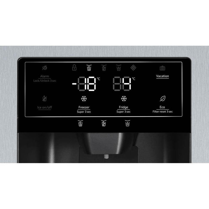 Neff N70 KA3923IE0G Freestanding Frost Free American Fridge Freezer - Stainless Steel - Unbeatable Bathrooms