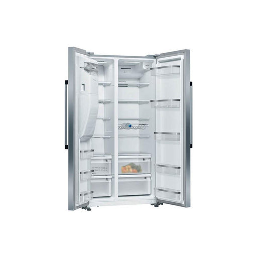 Neff N70 KA3923IE0G Freestanding Frost Free American Fridge Freezer - Stainless Steel - Unbeatable Bathrooms