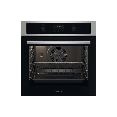 Zanussi ZOCND7X1 Built In Stainless Steel Single Electric Oven With PlusSteam - Unbeatable Bathrooms