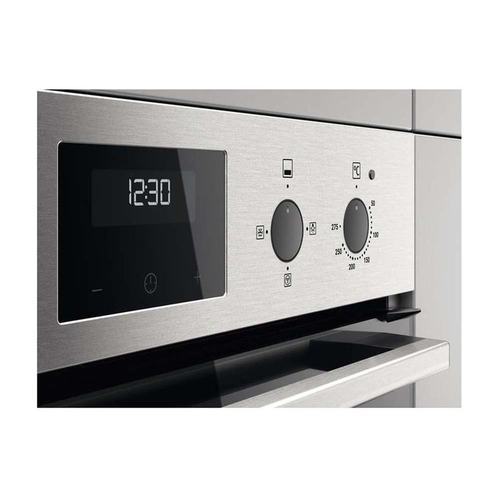 Zanussi ZKHNL3X1 Built In Double Stainless Steel Electric Oven - Unbeatable Bathrooms