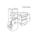 Zanussi ZKCNA4X1 Built In Double Stainless Steel Electric Oven - Unbeatable Bathrooms