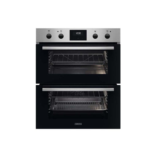 Zanussi ZPHNL3X1 Built Under Double Stainless Steel Electric Oven - Unbeatable Bathrooms