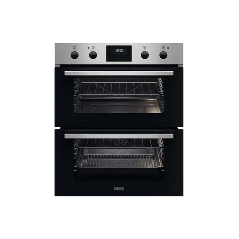 Zanussi ZPHNL3X1 Built Under Double Stainless Steel Electric Oven - Unbeatable Bathrooms