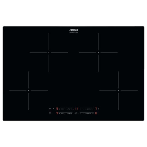 Zanussi ZITN844K 80cm Black Induction Hob - Unbeatable Bathrooms