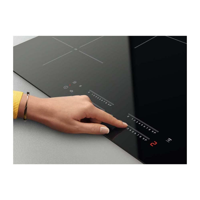 Zanussi ZITN844K 80cm Black Induction Hob - Unbeatable Bathrooms