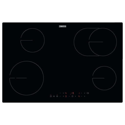 Zanussi ZHRN883K 80cm Black Electric Hob - Unbeatable Bathrooms