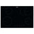 Zanussi ZHRN883K 80cm Black Electric Hob - Unbeatable Bathrooms