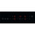 Zanussi ZHRN883K 80cm Black Electric Hob - Unbeatable Bathrooms