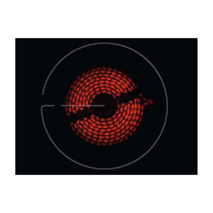 Zanussi ZHRN883K 80cm Black Electric Hob - Unbeatable Bathrooms