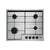 Zanussi ZGNN642X 60cm Stainless Steel Gas Hob - Unbeatable Bathrooms