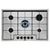 Zanussi ZGNN752X 75cm Stainless Steel Gas Hob - Unbeatable Bathrooms