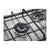Zanussi ZGNN752X 75cm Stainless Steel Gas Hob - Unbeatable Bathrooms